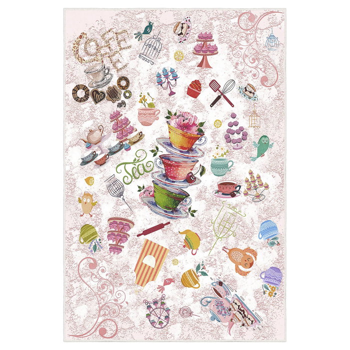 Conceptum Wookece243 Alfombra Multicolor 60 x 100 cm